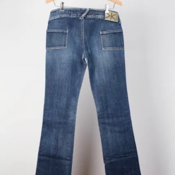 Seal Kay - Low Rise Straight Leg, Boot Cut Denim Jeans - 27 / Made in Italy - Picture 3 of 3
